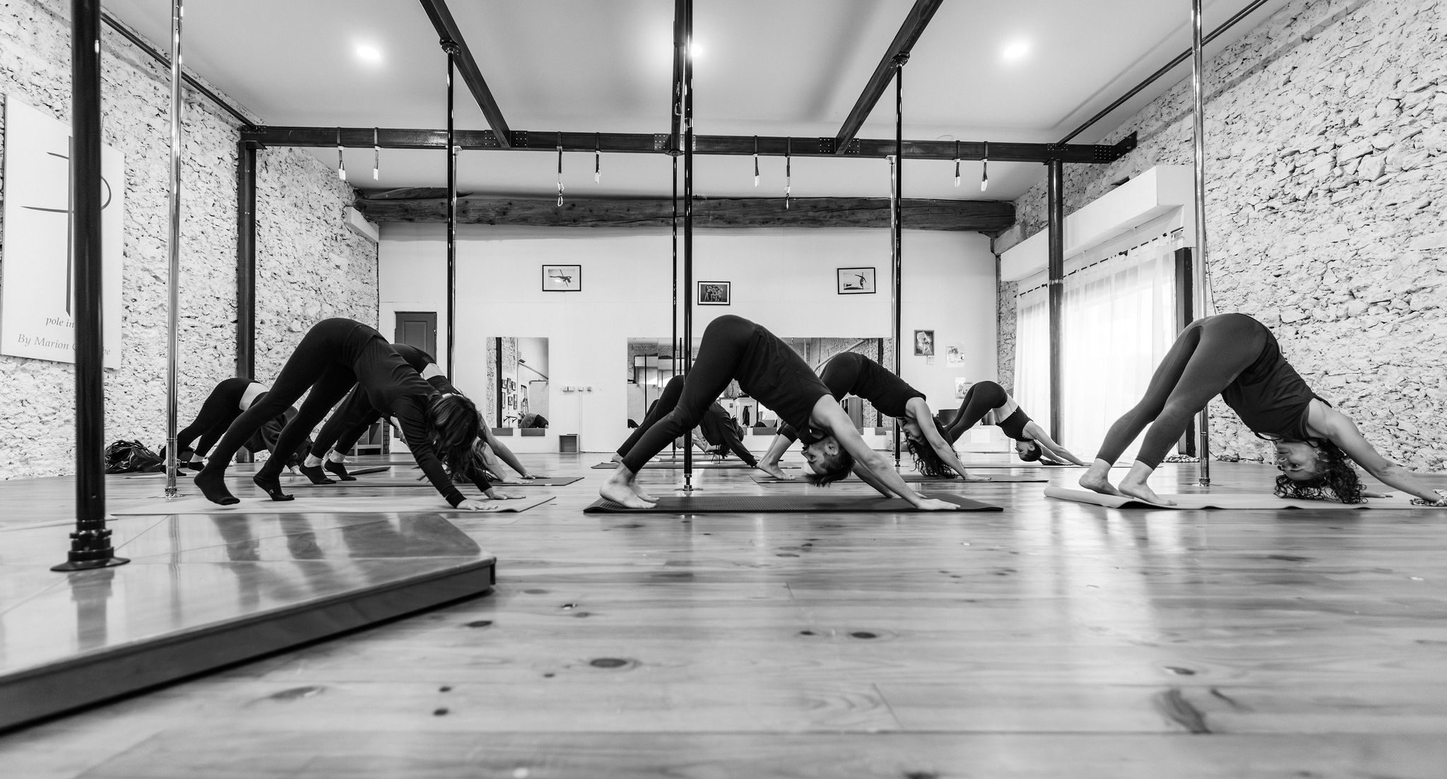 le studio- pole in art- pole dance Montpellier- cerceau aérien